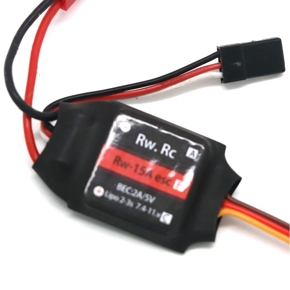 Фото 2-3S 5V 2A BEC бесщеточный 15а ESC для K989 1/24 1/28 1/32 Mini-Z Mini-Q 1410 модель автомобиля Багги грузовика запасные части №3