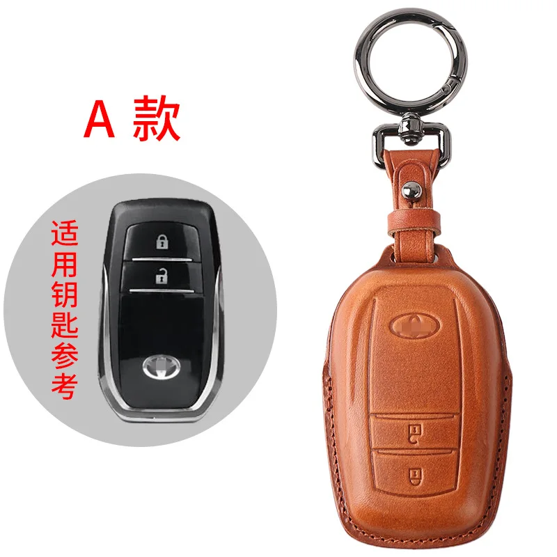 

5 кожаных чехлов для ключей Toyota Camry Rav Rav4 Reiz Corolla Avalon Vellfire 2022 2023 2024 2025 Чехол для ключей от автомобиля 2 3 4 кнопки