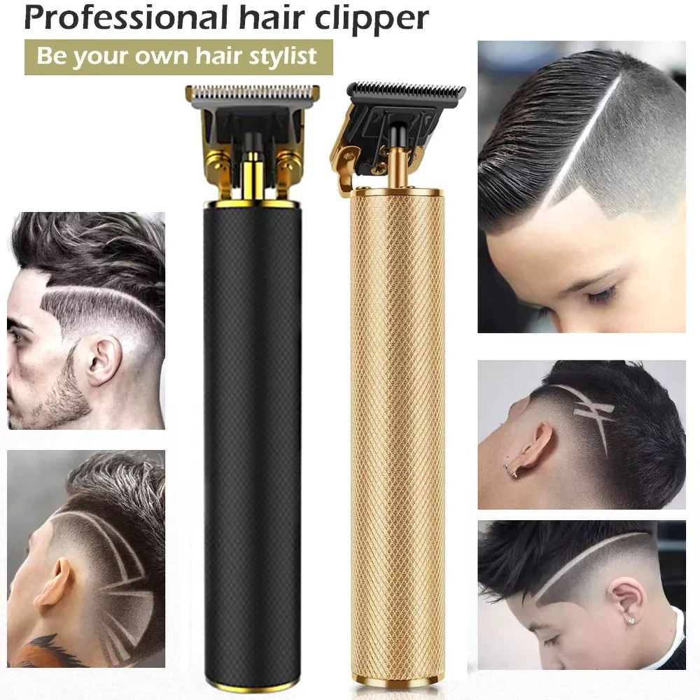 Hair Trimmer Barber Haircut Cordless Hair Clipper Cordless Hair Cutting Machine Beard Trimmer Hair Cutting 0mm  Men Shaving