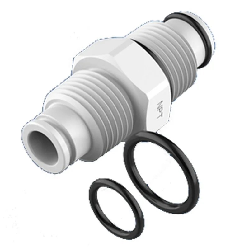 

1/4 "1/2" Double Male Thread Double Seal Ring Water Purifier Joint Pipe Fittings