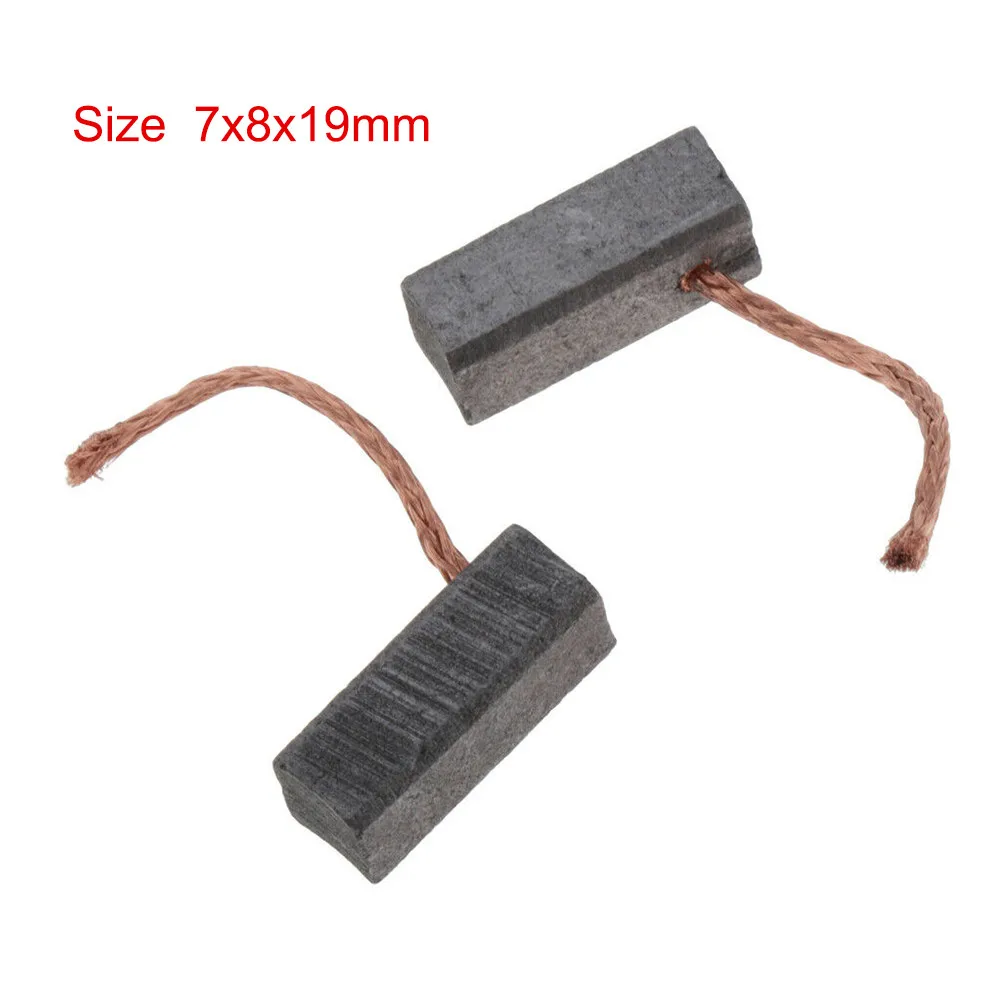 

1 Pair 7x8x19mm Motor Carbon Brushes Kit Brush For Generic Electric Motor Replacement Power Tool Accessories High Quality