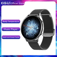 eigiis smart watch women heart rate sleep monitoring for android ios waterproof bracelet body temperature lady sport smartwatch