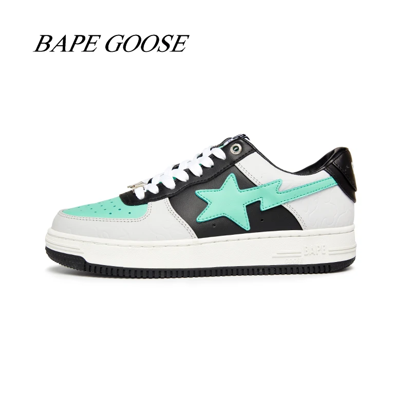 

Fashion Men Bape Goose Shoes New Women Sneakers Male Outdoor Female Running Shoes Girls Unisex Sports Shoes Boys Lovers Shoes 36