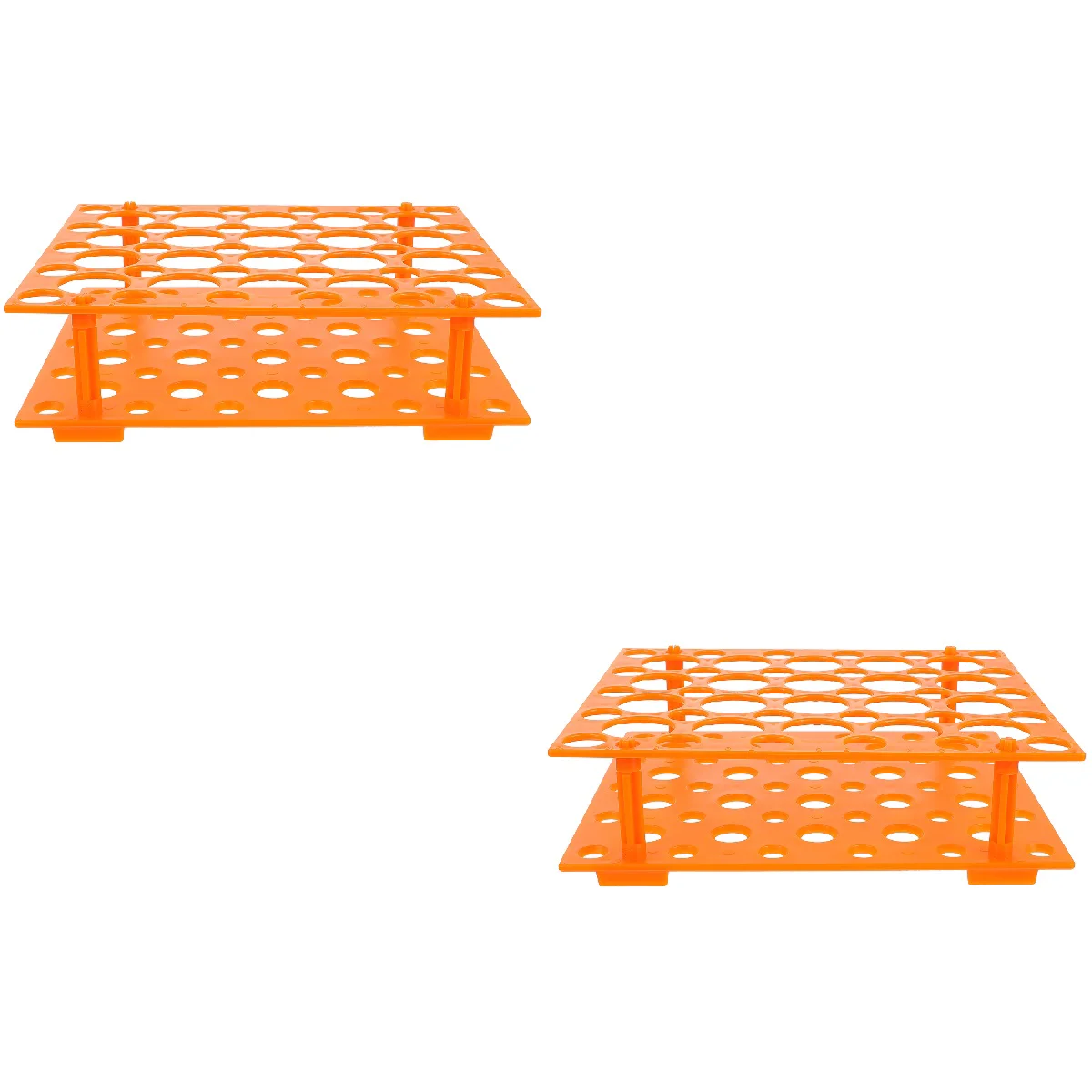 

100 Holes Glass Tube Test Rack Metal Bracket Letterboard Plastic Centrifuge Shelf