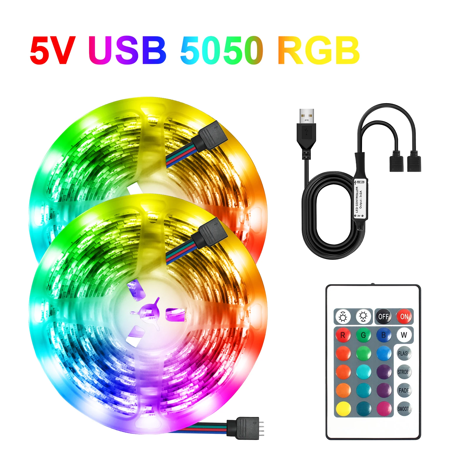 

RGB светодиодная лента KISUFU 5050 Bluetooth 2IN1