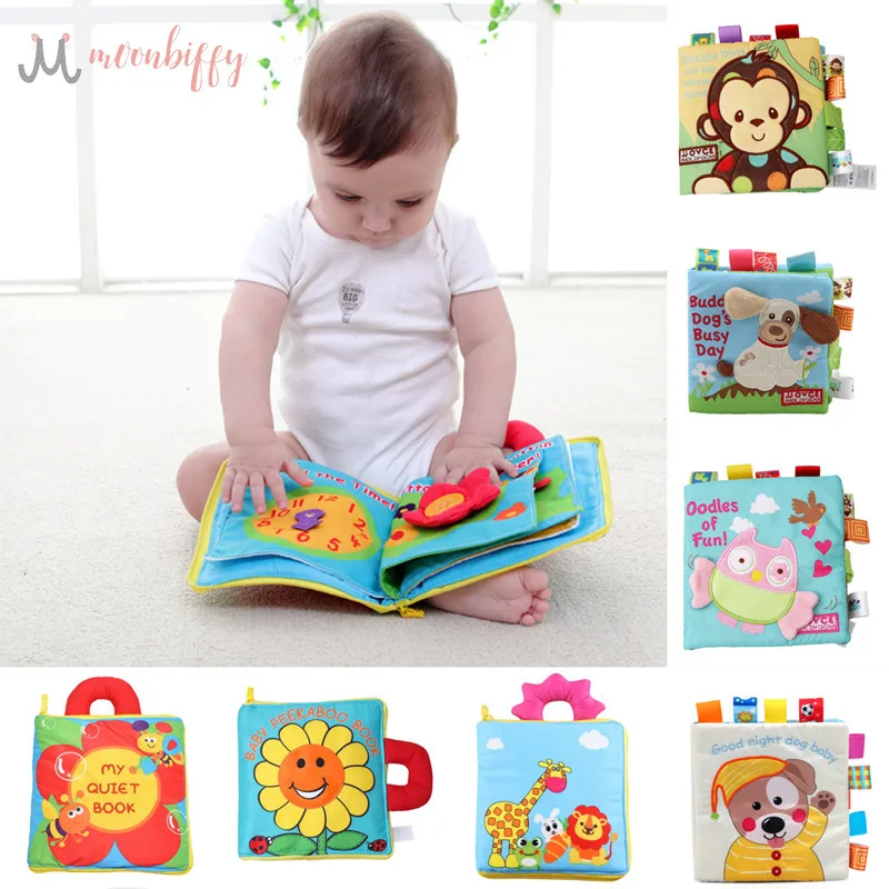 

Soft Books Infant Early Cognitive Development My Quiet Bookes Baby Goodnight Educational Unfolding Cloth Book Activity Book