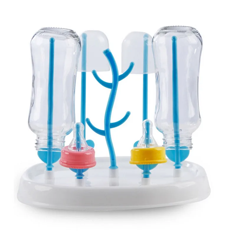 

Baby Bottle Dryer Rack Cleaning Drying Rack Simple Tree Shape Shelf Kitchen Feeding Holder Bottle Dryer Rack Tools