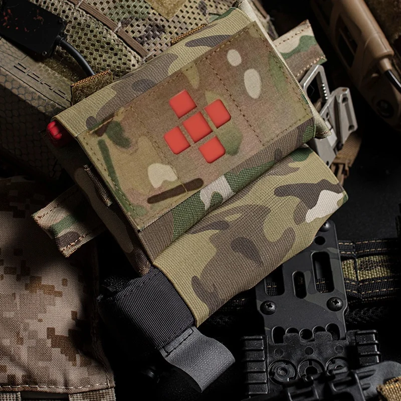 Фото Аптечка первой помощи MicroTrauma, сумки Molle, тактические сумки, идеально подходящие для страйкбольной охотничьей одежды и аксессуаров, жилет-переноска на ремне №3
