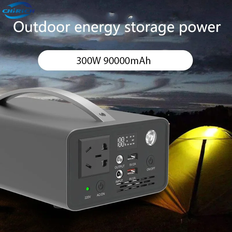 

300W 900000mAh Emergency Power Supply Portable Backup Outdoor Camping Power Station External Battery For iPhone Samsung Laptop