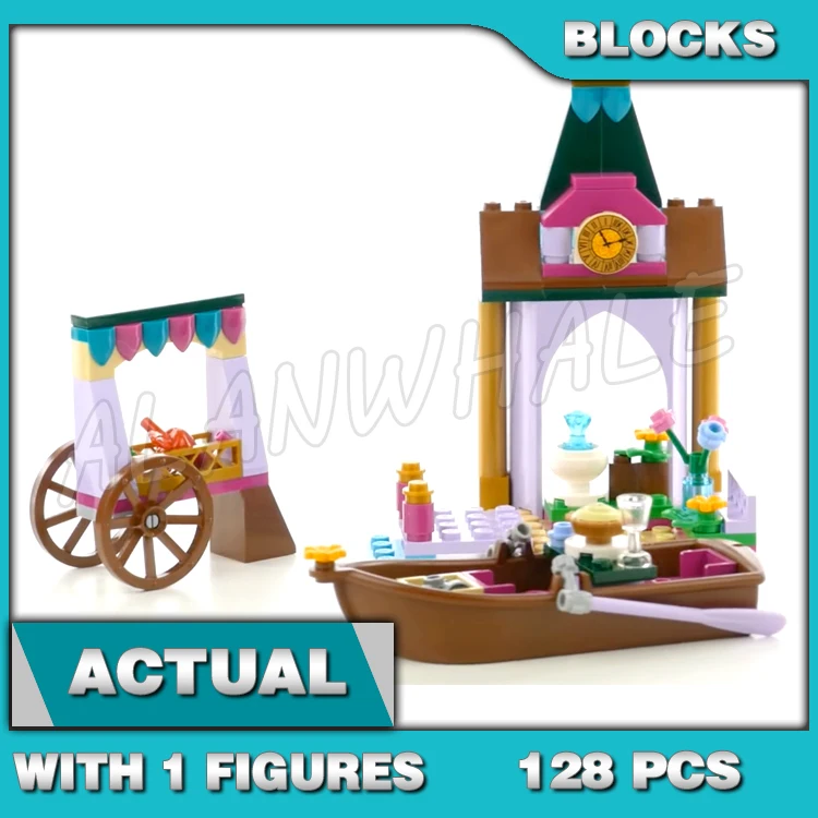 128 шт. Детский конструктор Принцесса королевская