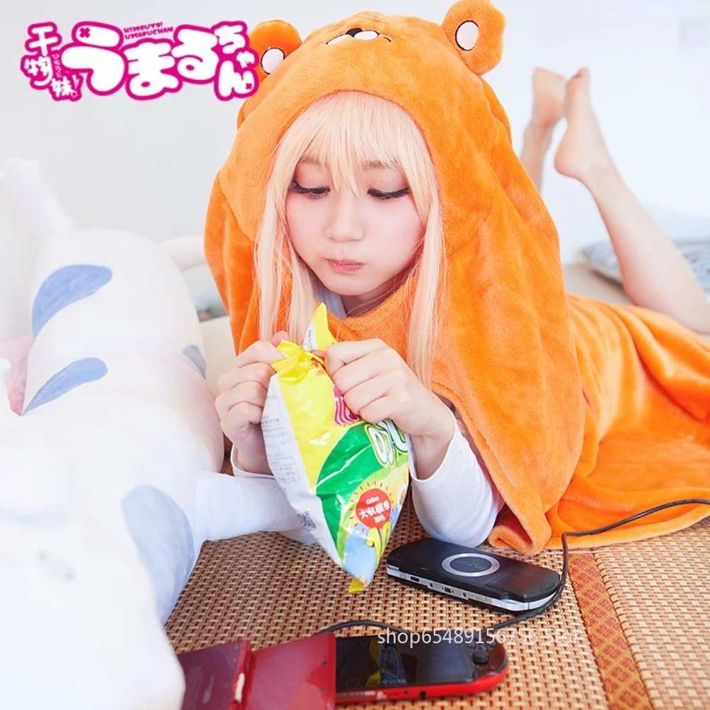 Himouto! Мягкая Кепка с капюшоном для косплея аниме фланелевые костюмы |
