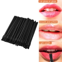 100 pieces make up brushes cosmetic tool kits lip applicators disposable portable lips gloss wands even coverage of gloss