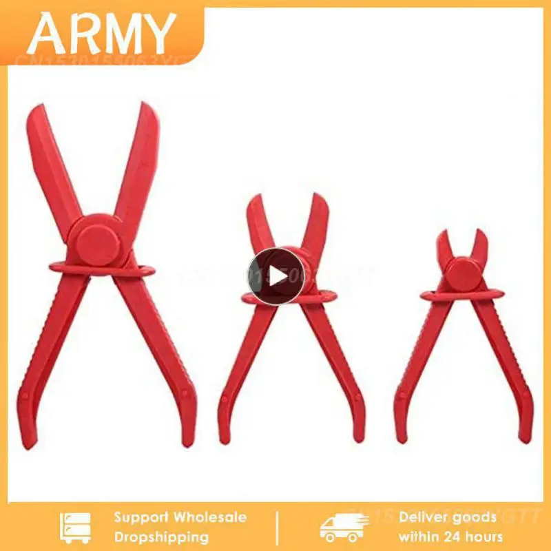 

1~5PCS Plastic Hands Free Plier Adjustable Hose Clamp sealing Brake Fuel Line Cut Off Clamp Car Water Pipe Repair Fix Tools