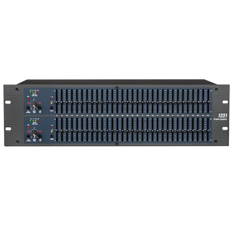

GAX-1231 dj equipment audio equipment audio sound system Graphic equalizer Dual Channel 31 Band Karaoke 1231 Equalizer