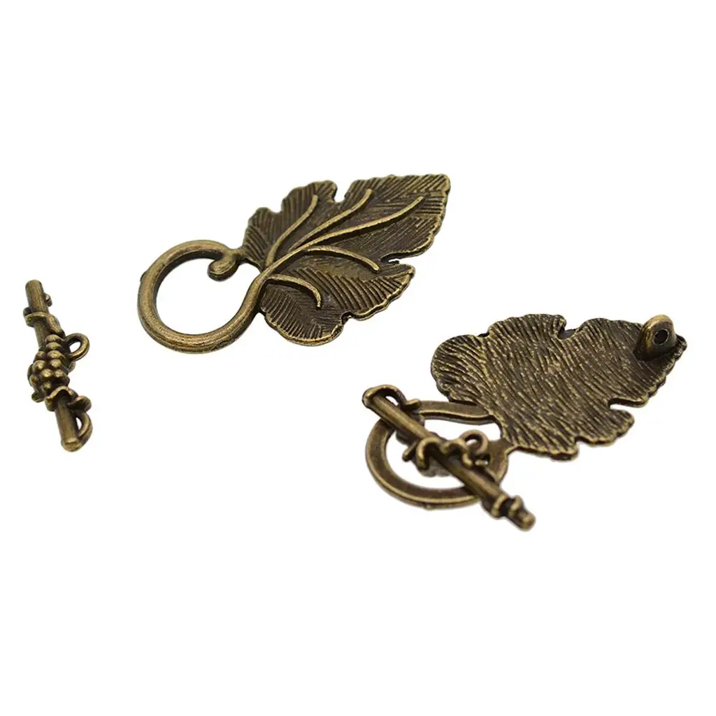 

40 Sets Jewelry Pendant Filigree Charm Leaf Shape Accessories for