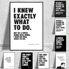 Забавные постеры и принты для ТВ-шоу, художественный Декор на стену в офисе Майкла Скотта, Офисная черно-белая Картина на холсте с цитатами