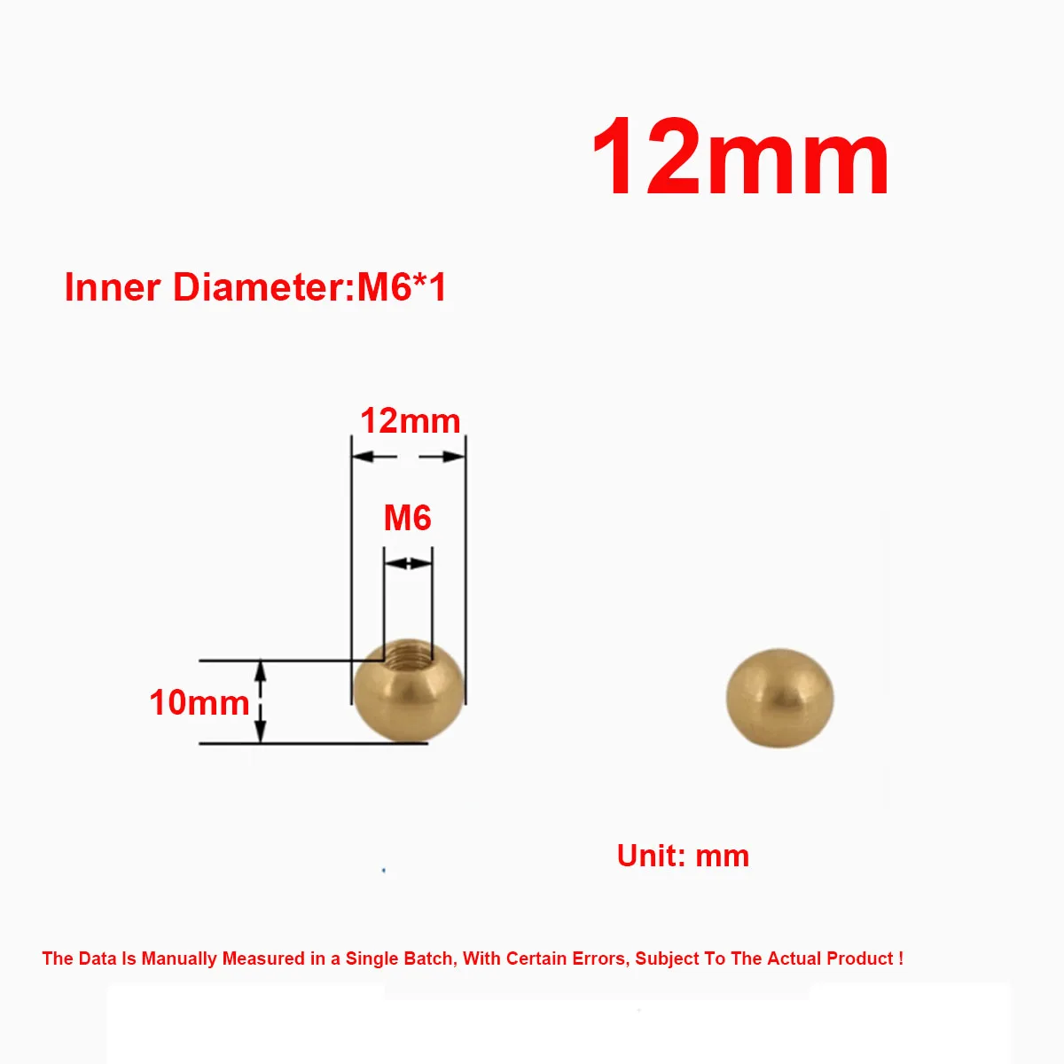 Декоративные гайки из латуни M6M8M10M12