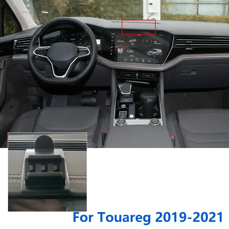 

Автомобильный держатель для телефона, специальные крепления для Volkswagen Touareg, GPS, поддерживающий фиксированный кронштейн, основание 17 мм, аксессуары 2011-2021