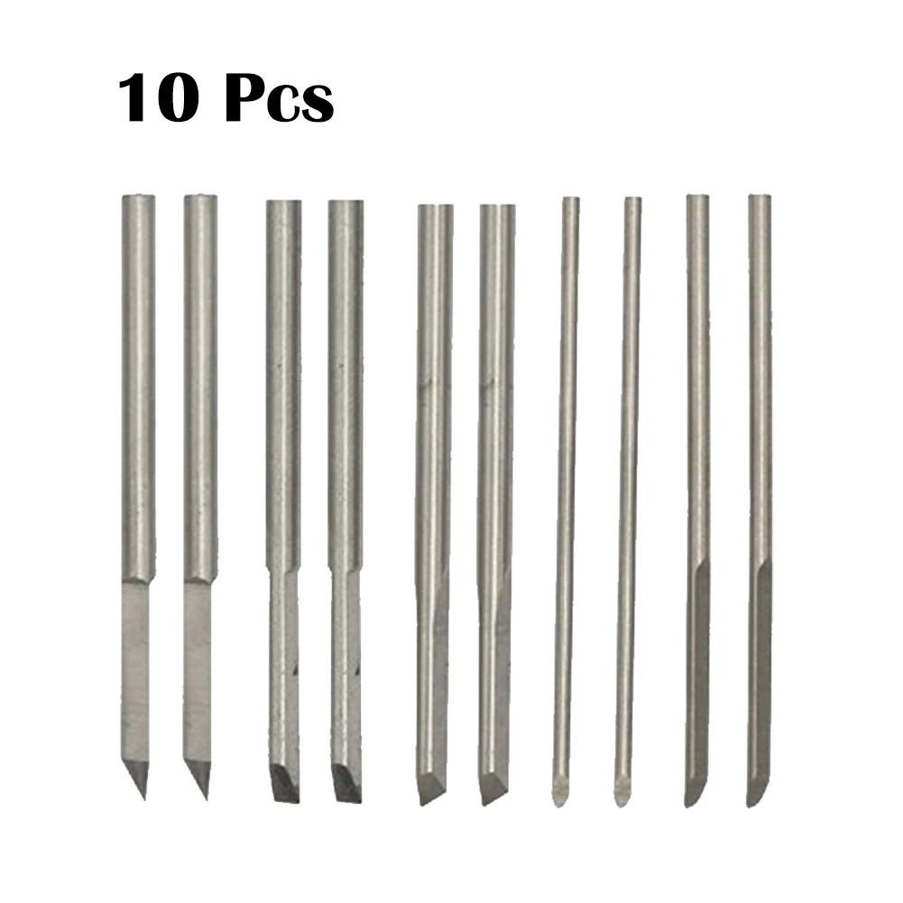 

10pcs 50mm Precision Carving Cutter Blades Carbon Steel Blade For Engraving Craft Woodworking Carving Chisel DIY Hand Tools
