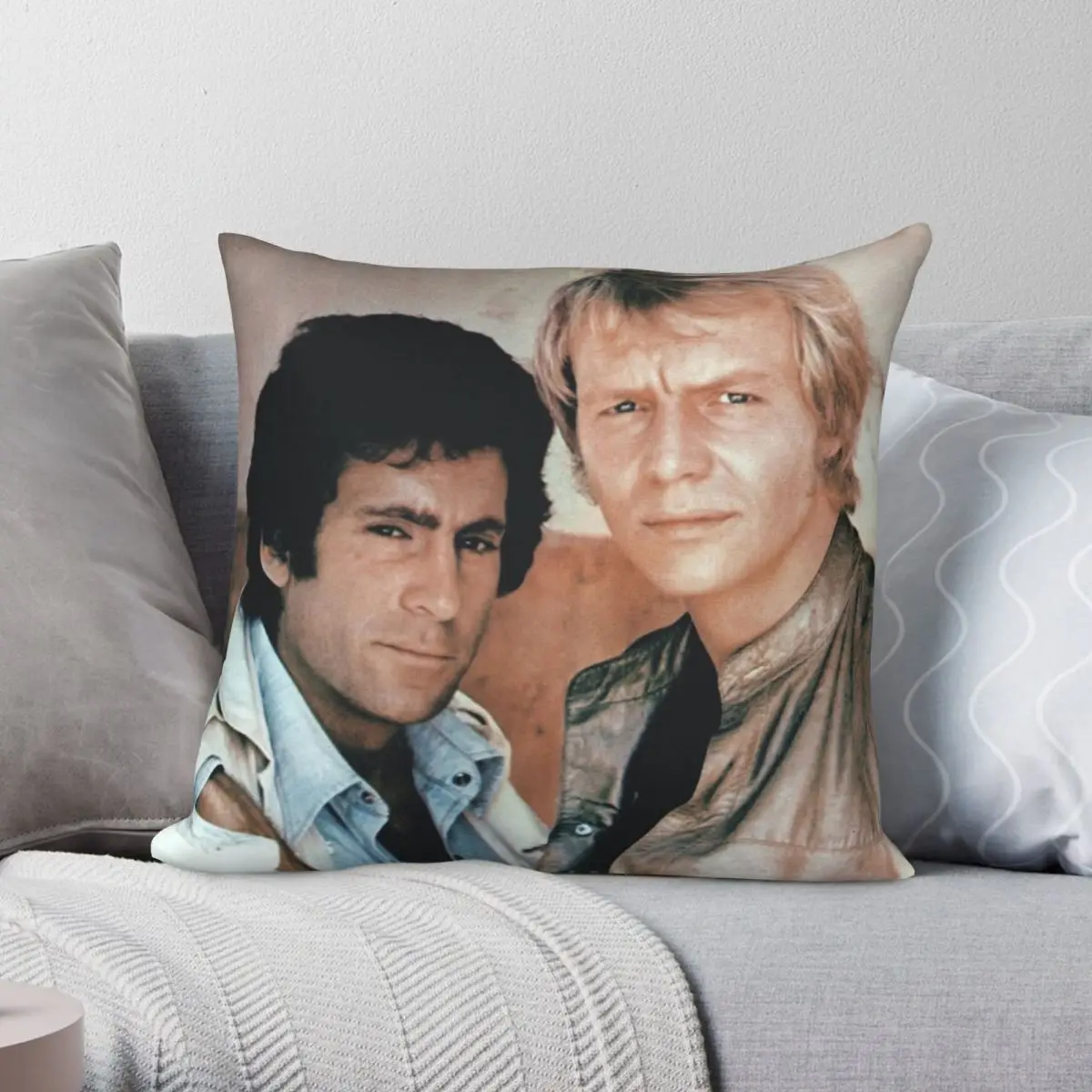 

Starsky And Hutch Square Pillowcase Polyester Linen Velvet Creative Zip Decor Pillow Case Sofa Cushion Case