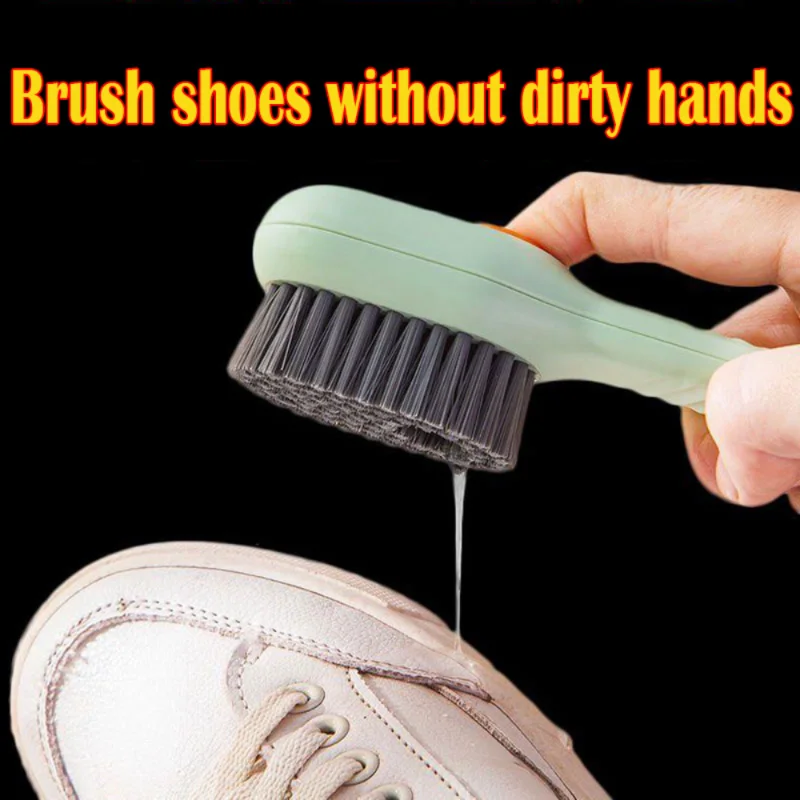 

Shoes Brush Cleaning Laundry Scrubbing Brush Scrub Household Soft Bristle Automatic Liquid Cleaning Adding Hydraulic Shoes Brush