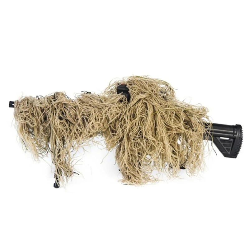 

1.2M Hunting Accessories Airsoft Blind Ropes Camouflage Ghillie Suit Elastic Synthetic Fiber Mlitary CS Hunting Blind Gun Wraps