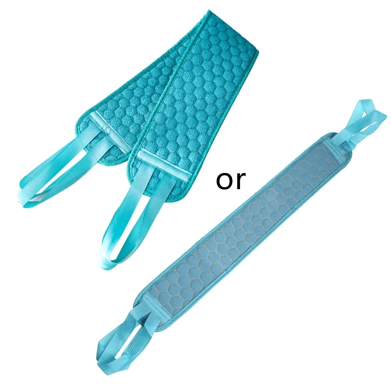 

Double-sided Long Pull Back Strip Bath Rubbing Towel Eco-friendly Easy To Use Deep Clean Exfoliating Back Scrubber For Showe