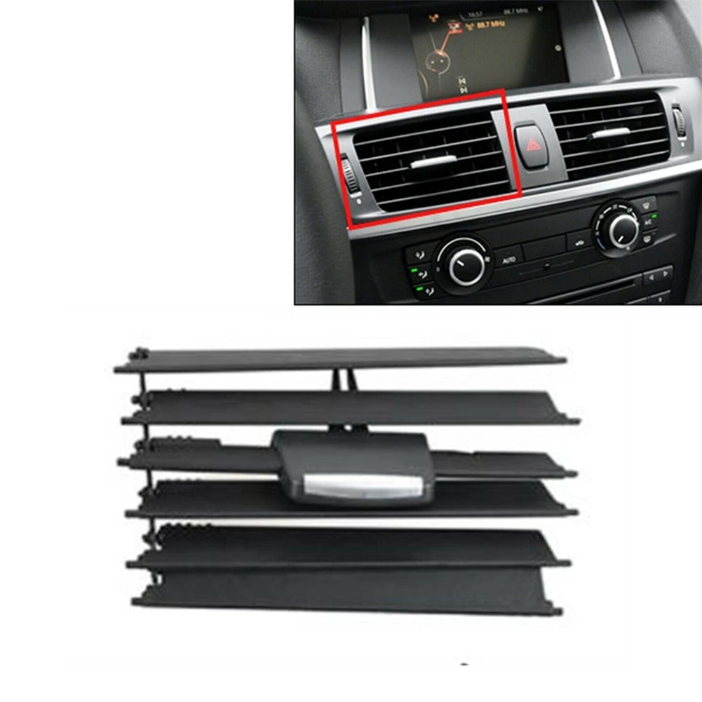 For X3 Grille Cover 1pc/1set ABS Air Vent Outlet Left Grille Black Center