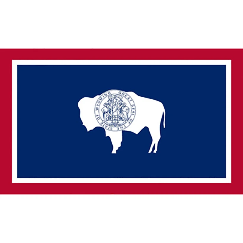 

60x90cm 90x150cm State Of Wyoming Flag Of USA
