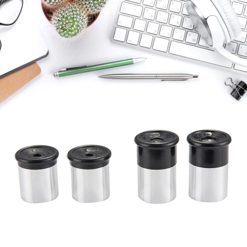 

4xTelescope Eyepiece Lens Set/4pcs for Astronomy Enthusiasts H20/H12.5/H6/SR4mm R9UF