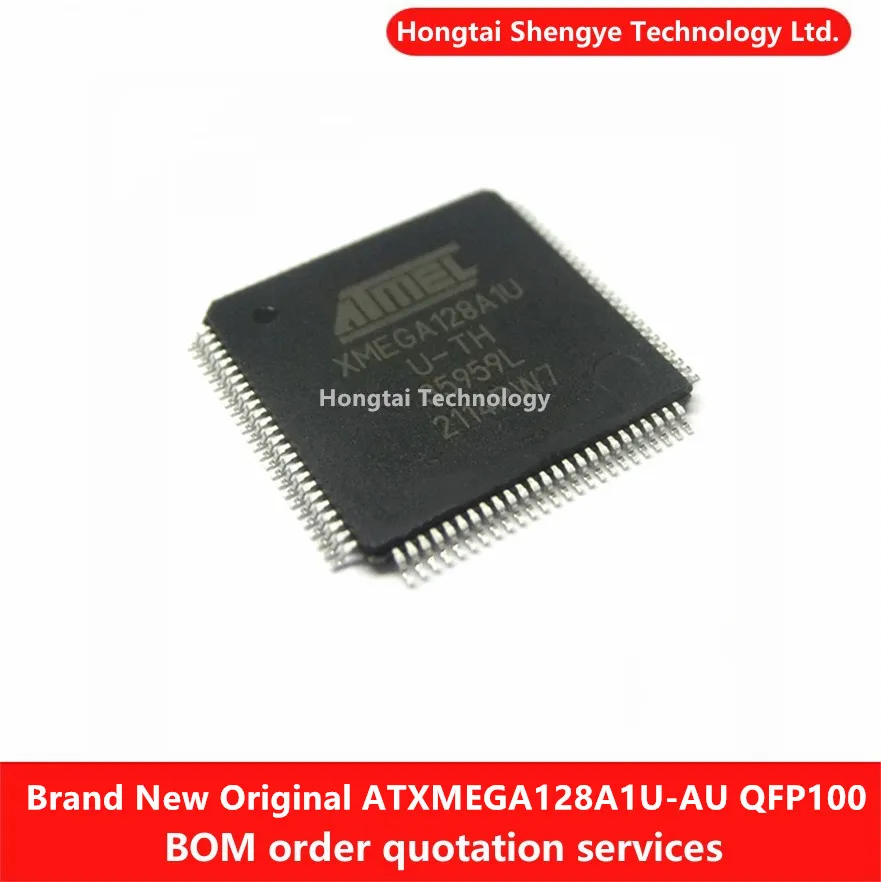 

New original ATXMEGA128A1U-AU TQFP-100 embedded 8-bit microcontroller IC chip