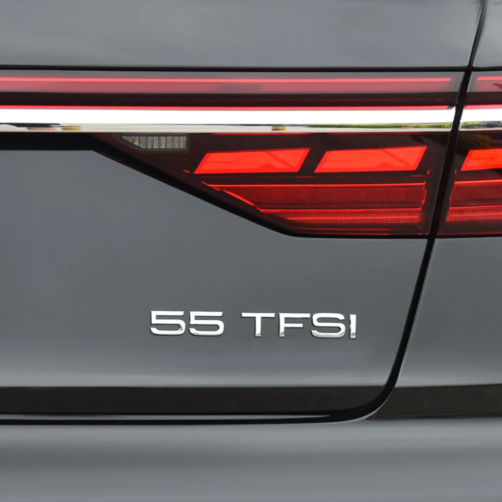 1 шт. 3D ABS эмблема-наклейка на центральную крышку багажника для Audi A4 B8, A3 8P, A6 C7 8V, B9, B7, B6, C6, A5, Q5 (30, 40, 50, 55, 60 TFSI) (art.: 3920d96ce1ffb) - 3920d96ce1ffb
