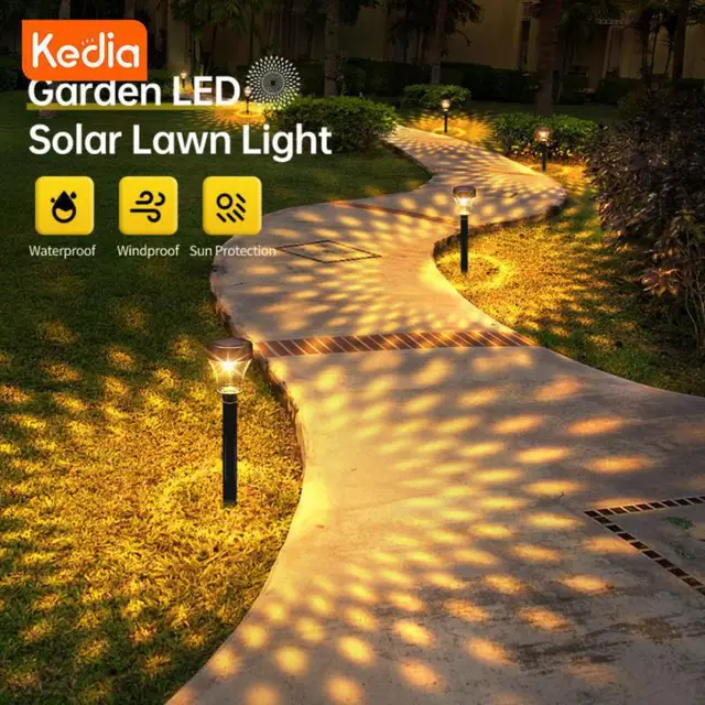 Outdoor Solar Lamp Led Solar Pathway Lights For Garden/landscape/yard/patio/driveway/walkway Garden Lights Waterproof 1