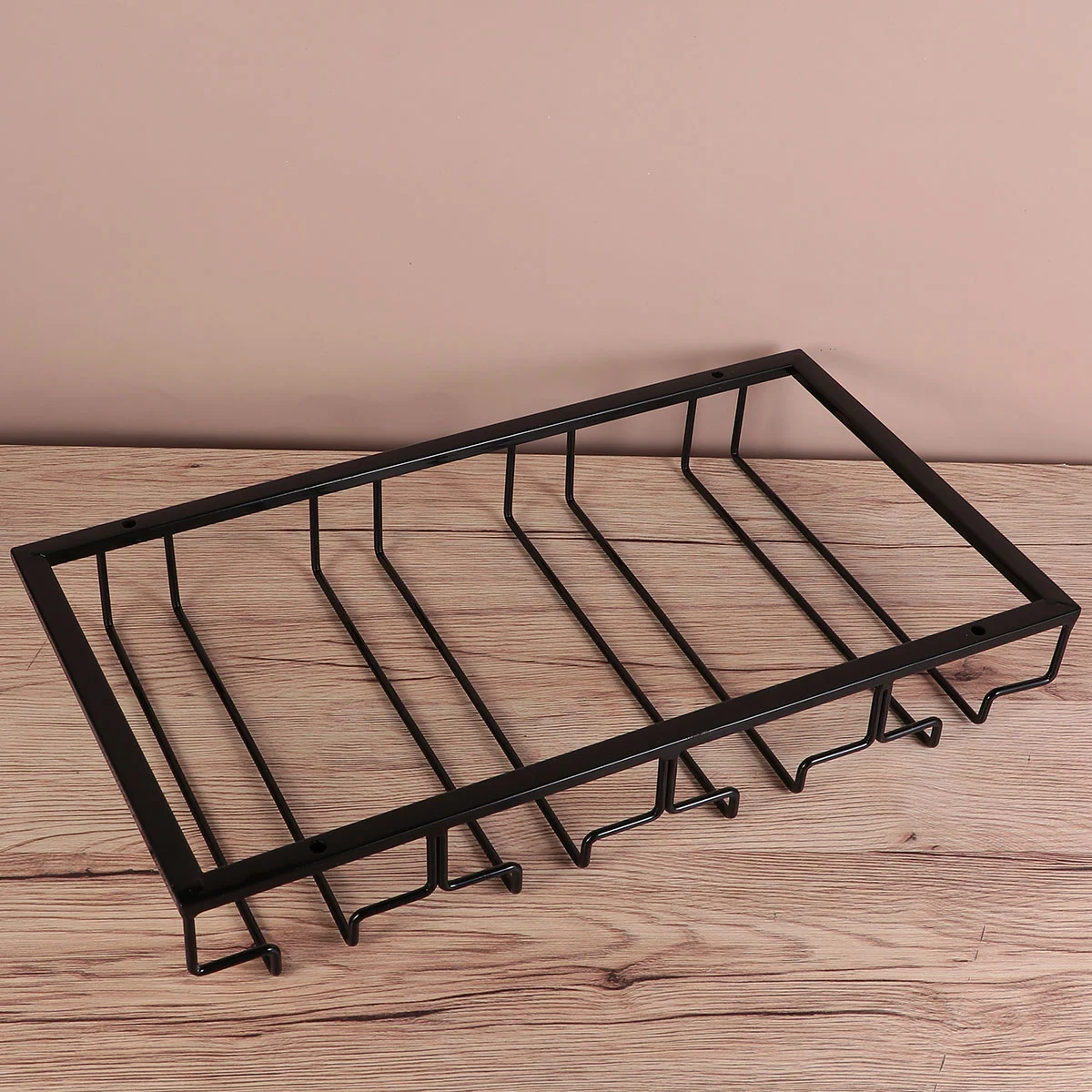 

1pc Goblet Hanger Glass Drying Glass Rails Hanging Holder Stemware Holder Glass Hanging Shelf