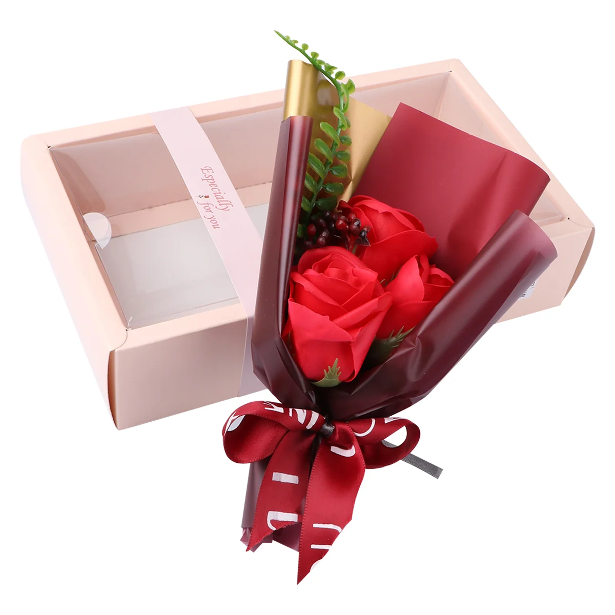 

Wedding Anniversary Gift Wedding Bouquet Branch Scented Roses Gift Box Bridal Bouquet Enchanted Rose Bridal Bouquet