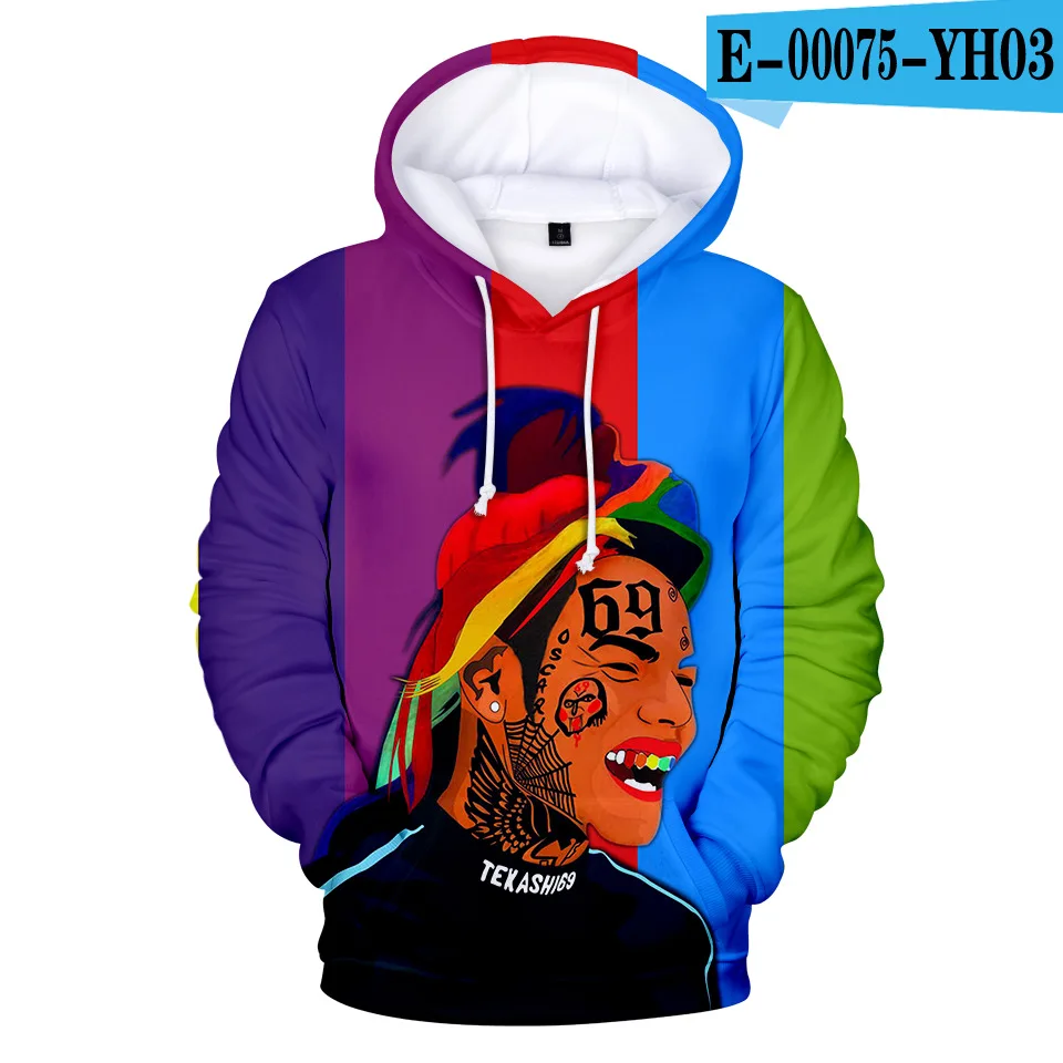 

Creative Fashion Rapper Tekashi69 6ix9ine 3D printed Hoodies Men/Women Adult/Child Casual Sweatshirts Long Sleeve Pullovers