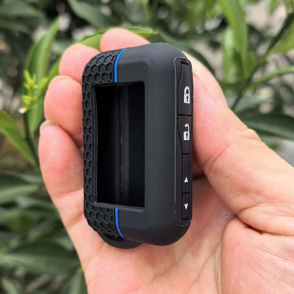 

Силиконовый чехол для 4-кнопочного ключа подходит для Starline E90 E60 E91 E61 E63 E65 E85 E92 E95 E96 Автомобильный противоугонный чехол с ЖК-пультом дистанционного управления