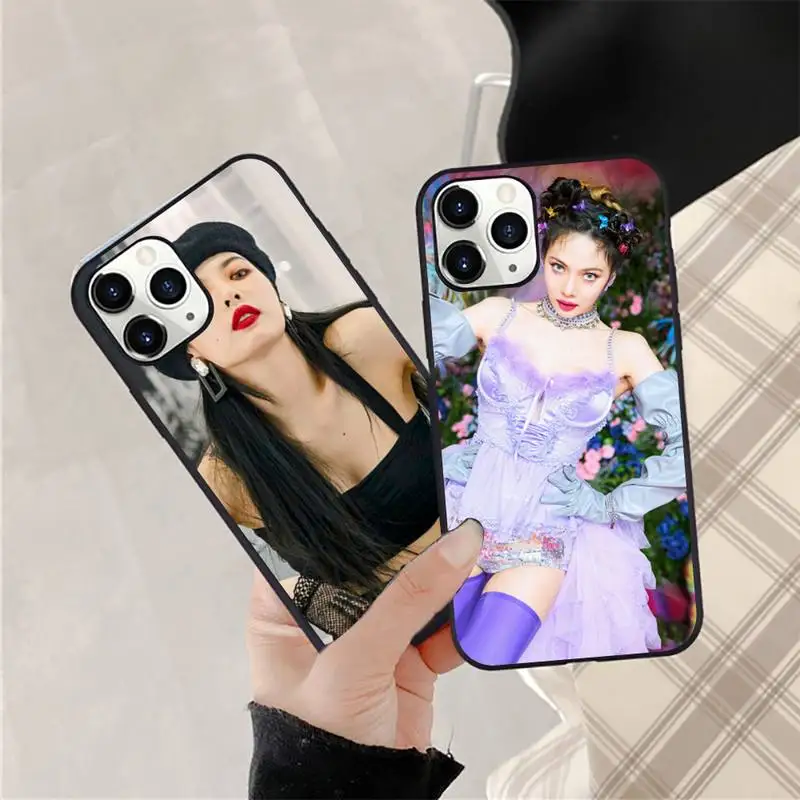 

Kim Hyuna kpop singer Phone Case For iphone 12 11 13 7 8 6 s plus x xs xr pro max mini shell