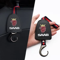 pu leather car seat back hooks portable hanging bag rack for saab scania 9 3 9 5 9000 900 99 9 x 97x turbo 9 2x 92 accessories