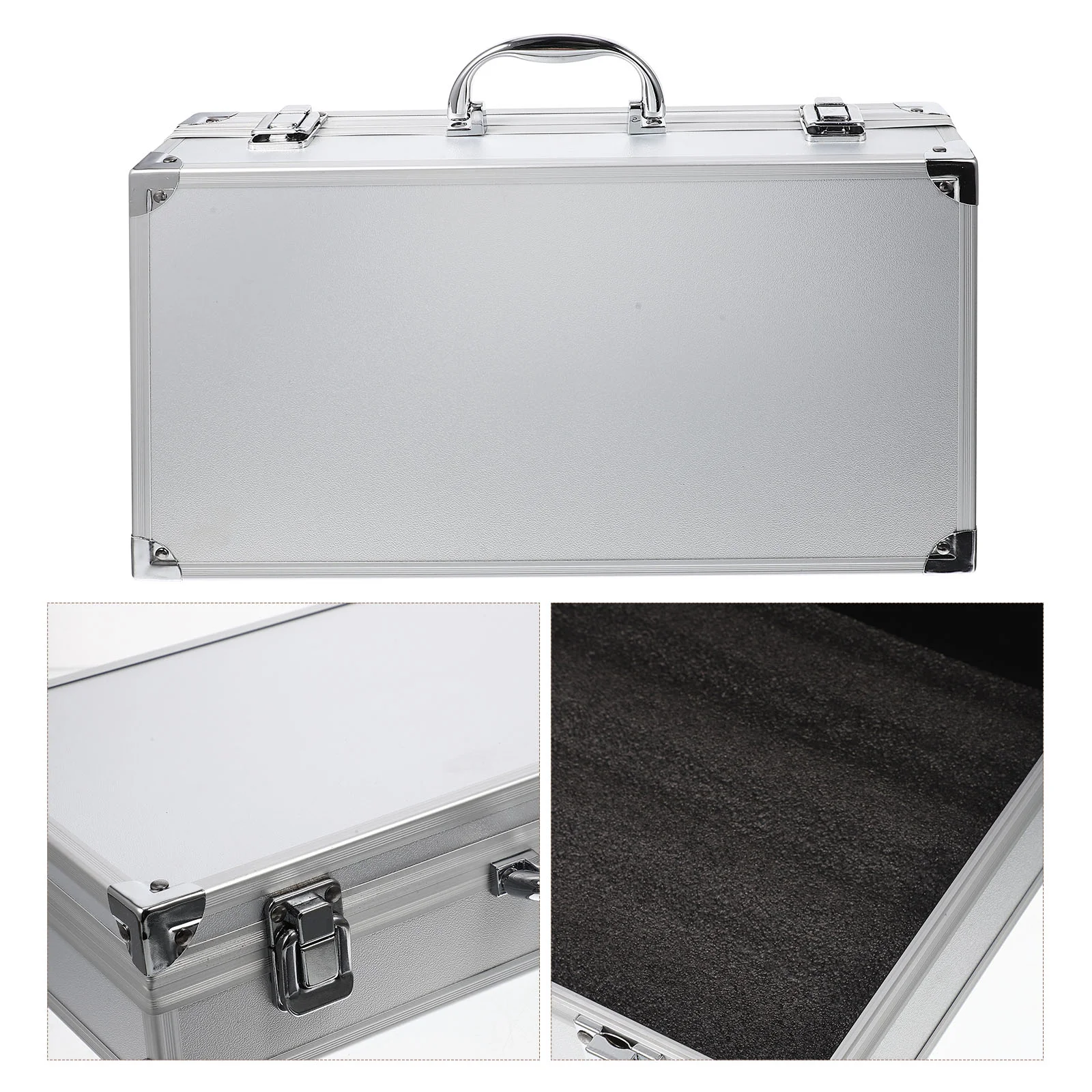 

Box Case Tool Tools Storage Makeup Carrying Portable Container Scarf Gift Aluminum First Aid Hard Organizer Foam Supplies Metal