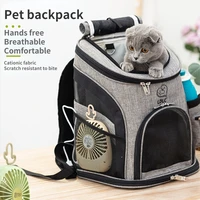 pet supplies multi mesh cat bag patchwork color breathable oxford cloth pet bag portable pet backpack to increase contact