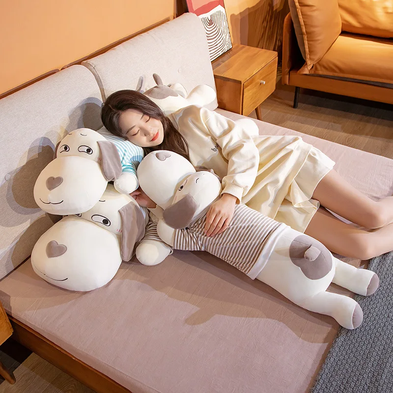 

70/100cm Cartoon Cute Long Dog Plush Pillow Anime Hal's Mobile Castle Stuffed Animals Plushies Doll Soft Kids Toys Home Decor