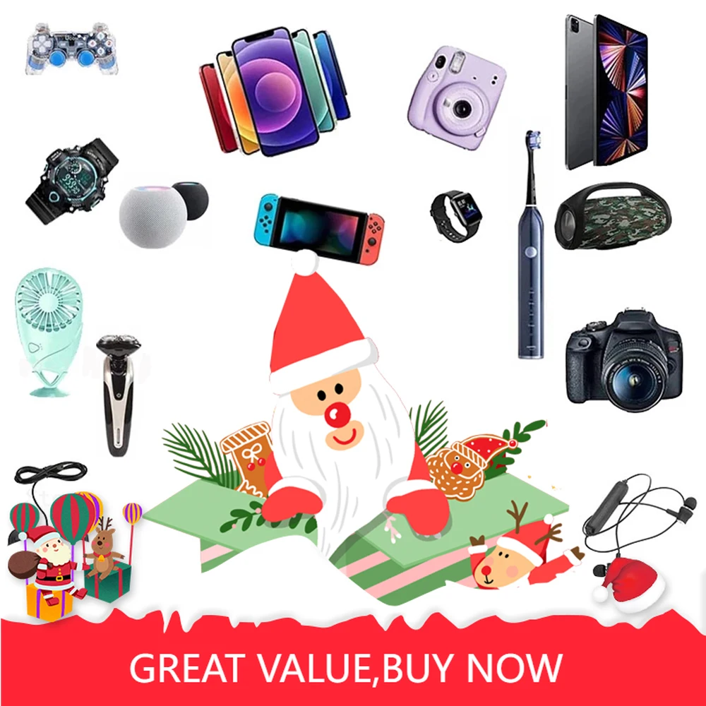 

2022 Most Popular New Lucky Mystery Box 100% Surprise High-quality Gift More Precious Item Electronic Products Waiting for You!