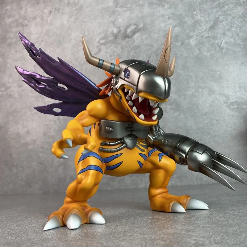 Фото Фигурка Digimon MetalGreymon, коллекционная модель Digital Monster из ПВХ, аниме-статуэтка, украшение для рабочего стола, подарок для фанатов №1