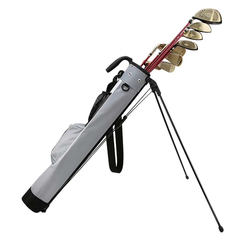 Golf Rack Bag with Shoulder Strap Rain Cover for Driving Range Fast Par 9 &amp 3 Course Men or Women