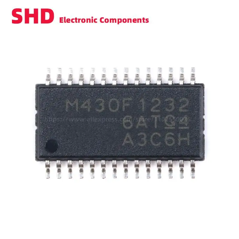 MSP430F1232IPWR MSP430F1232 MSP430F1232IPW M430F1232 TSSOP-28 16bit микроконтроллеры MCU 8kB Flash 256B RAM 10bit ADC