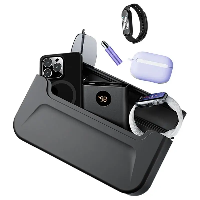 

Car Seat Side Filler Non-slip Car Seat Containers For Organization Reusable Seat Crevice Slit Pockets Adhesieve Left And Right