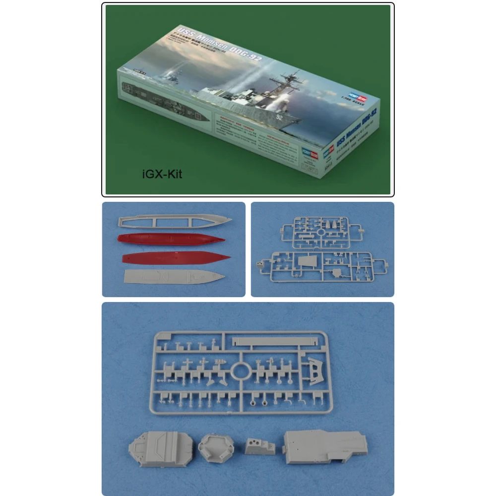 Фото Hobbyboss 83413 Масштабная модель 1/700 USS Momsen DDG-92 DDG92, пластиковый сборный конструктор-модель военного корабля №1