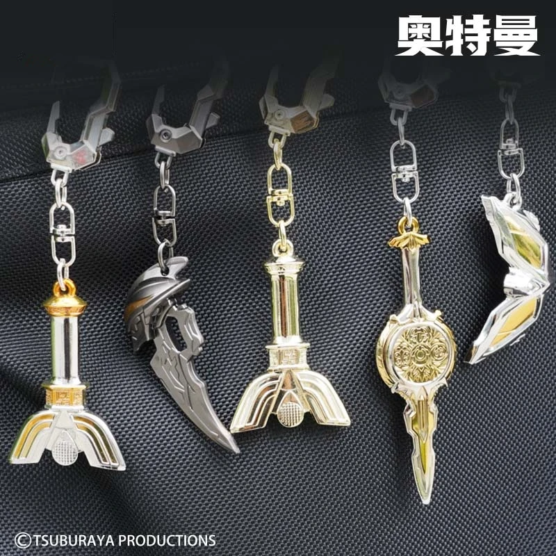 

Оригинальный новый брелок для ключей из сплава Ultraman, подвеска для мальчиков с высоким сенсом Tiga Zero на каждый день, аниме-модель для переноски, подарок