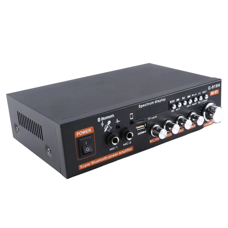 1 PCS G-919H 1000W Power Amplifier Audio Digital Universal